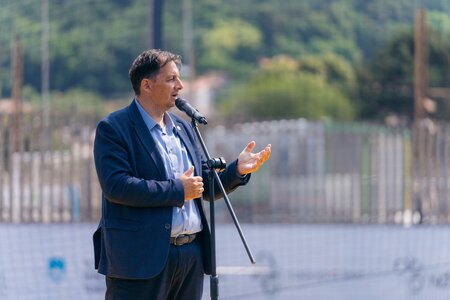 Odprtje Atletskega stadiona v Sežani; Foto: XOD